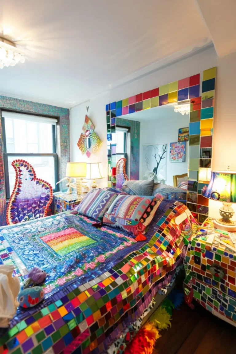25 Cutest Rainbow Boho Style Bedroom Decor Ideas